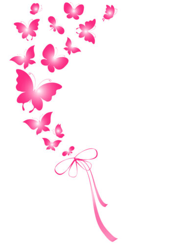 ピンクの蝶の待ち受けは恋心を復活させる